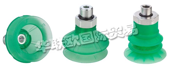 SCHMALZ海綿吸盤的特點是堅固的主體和可模壓成包裝形狀的柔軟的密封唇。海綿吸盤用于包裝行業(yè)，這些吸盤由符合FDA準則的耐磨材料Elastodur和PVC或硅樹脂制成。這意味著這些吸盤可用于處理初級和次級包裝。